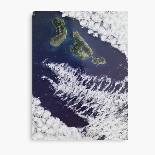 Jurassic Park Satellite Metal Print