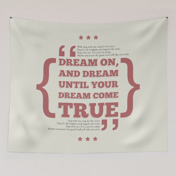 Item preview, Dream On designed and sold by rahmaprojekt.