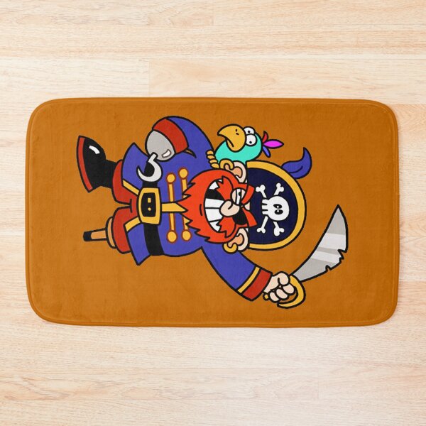 Item preview, Cartoon Pirate with Peg Leg & Parrot designed and sold by Gravityx9.