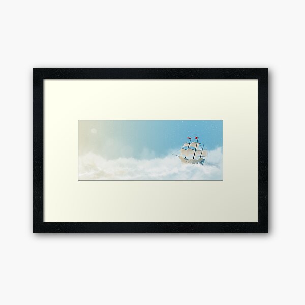 Sailing the Seven Skies Framed Art Print