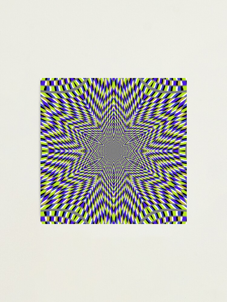 Alternate view of Optical #Art: Moving #Pattern #Illusion - #OpArt  Photographic Print