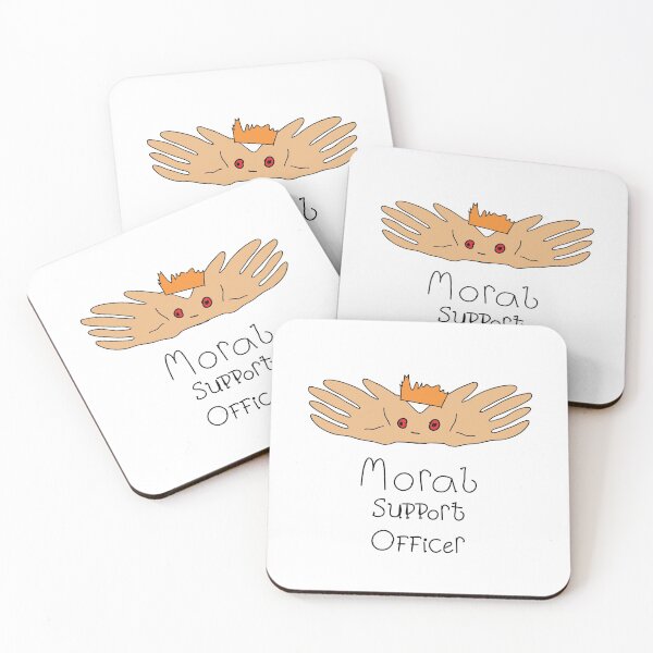 Item preview, 'Moral Support Officer' by Hannah Stringer (Stringer Things) designed and sold by stringerthings.