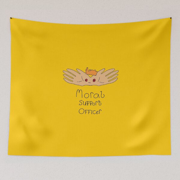 Item preview, 'Moral Support Officer' by Hannah Stringer (Stringer Things) designed and sold by stringerthings.