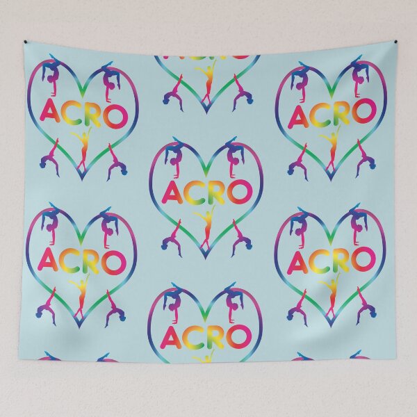 Item preview, Rainbow Heart Acro designed and sold by XanderWitch Creative.