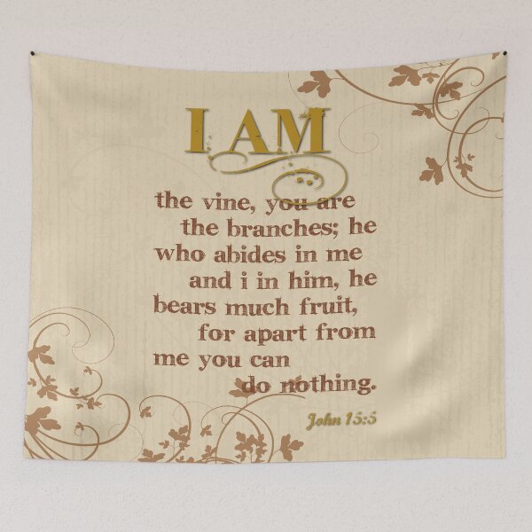 Item preview, John 15:5 designed and sold by The Bearded Brush & Blade.
