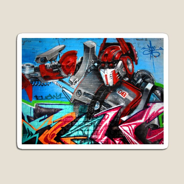 Street Art, Graffiti T-Shirt Magnet