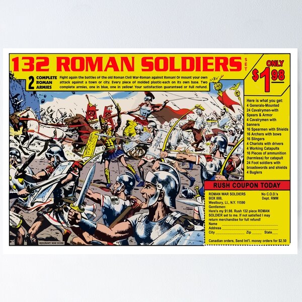 Item preview, Roman Soldiers Comic Book Ad designed and sold by kayve.