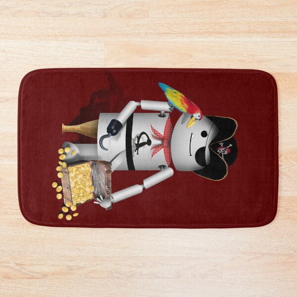 Item preview, Robo-x9 Pirate with Treasure Chest designed and sold by Gravityx9.
