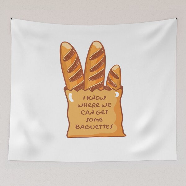 Item preview, I know where we can get some baguettes Tshirt designed and sold by PokerFace420.