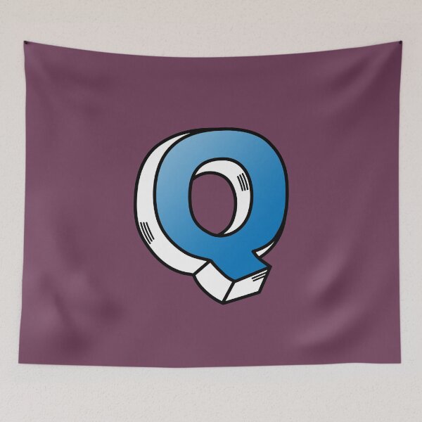 Item preview, The Letter Q - Blue designed and sold by FinlayMcNevin.
