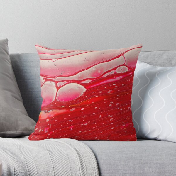 Luscious Reds Throw Pillow