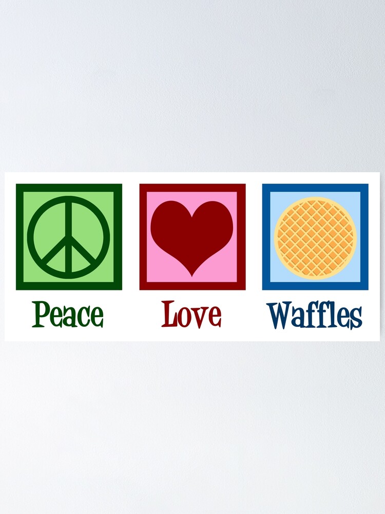 peace love and waffles menu