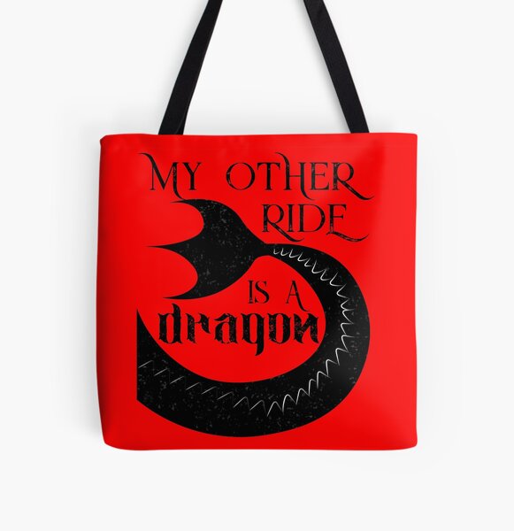 My Other Ride Is a Dragon All Over Print Tote Bag