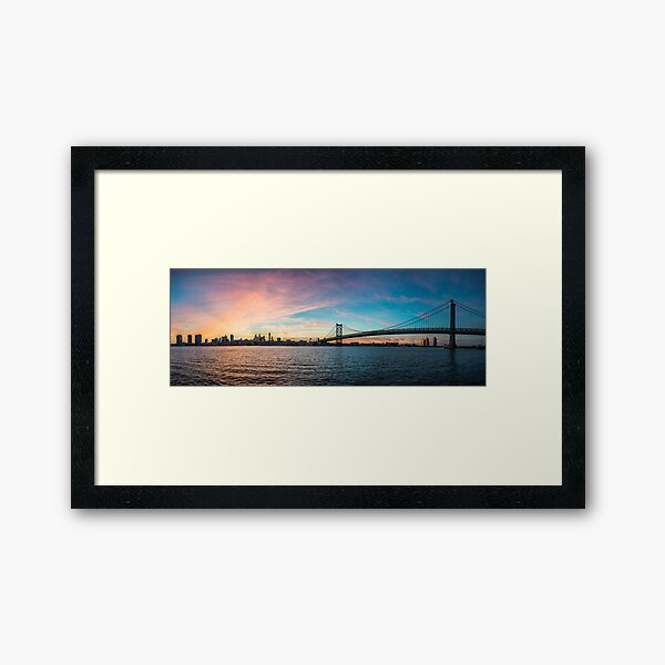Sunset Philly - Philadelphia, PA Framed Art Print
