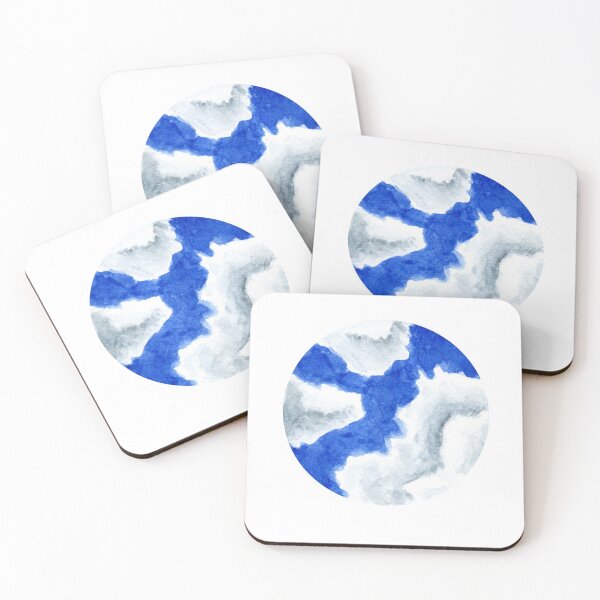 Item preview, Clouds - Round - Watercolour Painting designed and sold by Pattokarts.