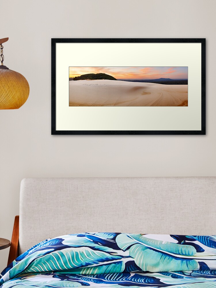 Thumbnail 2 of 7, Framed Art Print, Thurra Sand Dunes, Croajingolong National Park, Victoria, Australia designed and sold by Chockstone.