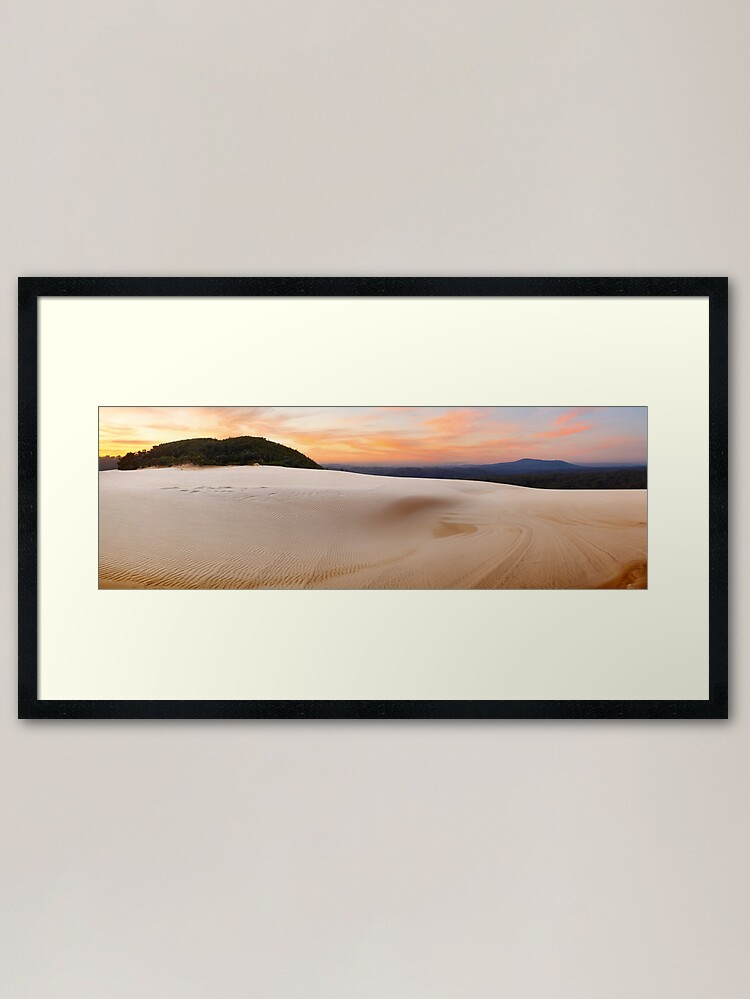 Thumbnail 1 of 7, Framed Art Print, Thurra Sand Dunes, Croajingolong National Park, Victoria, Australia designed and sold by Chockstone.