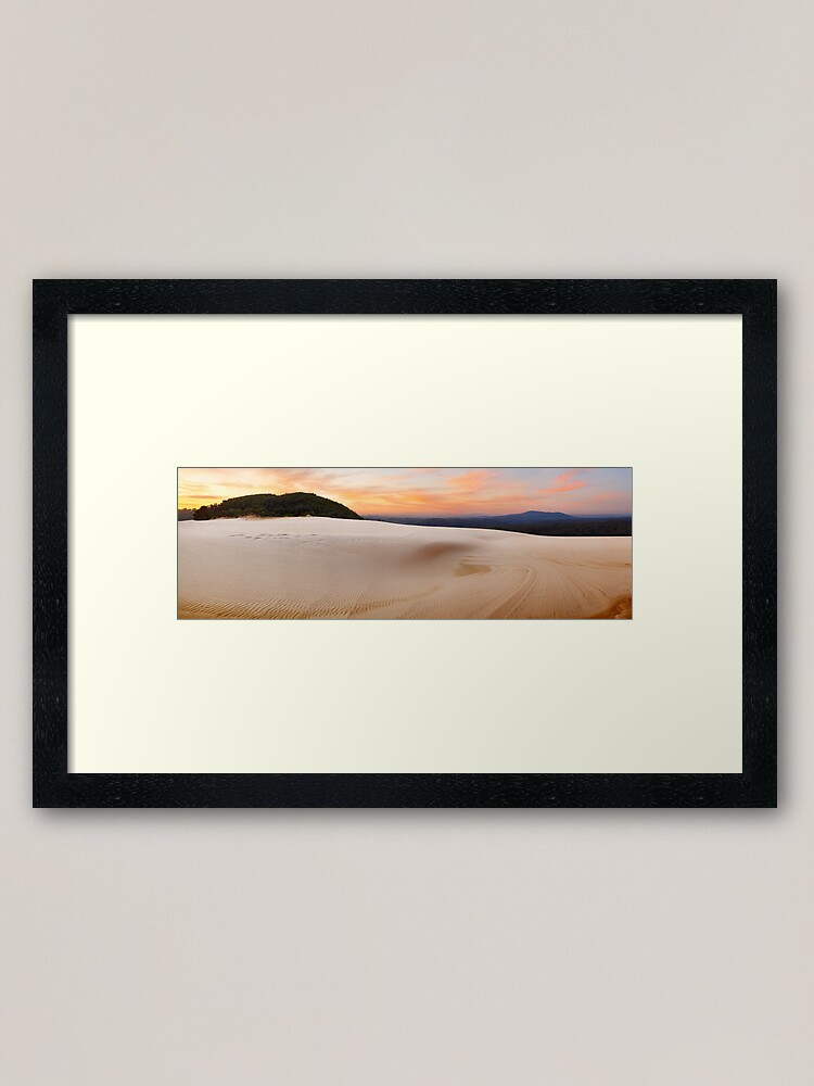 Thumbnail 1 of 7, Framed Art Print, Thurra Sand Dunes, Croajingolong National Park, Victoria, Australia designed and sold by Chockstone.
