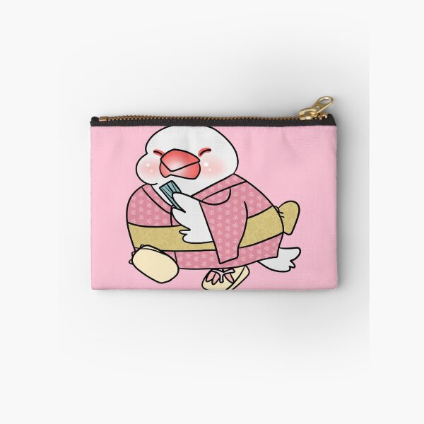 Item preview, White java sparrow Kimono designed and sold by phatbird.