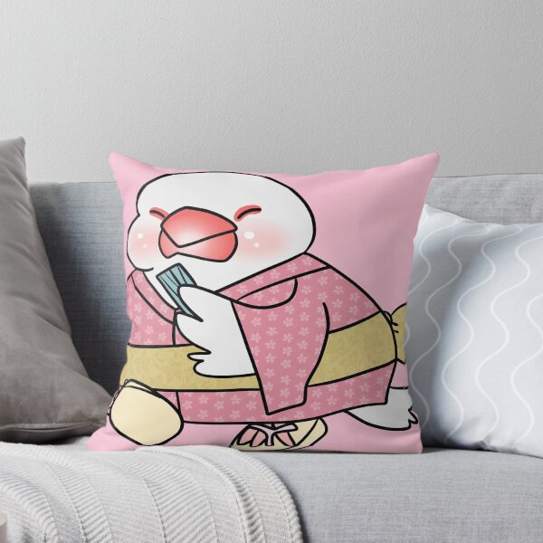 Item preview, White java sparrow Kimono designed and sold by phatbird.