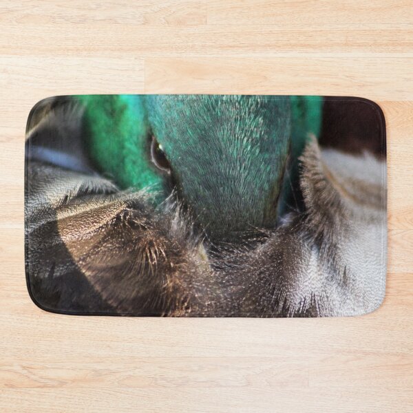 Item preview, Sleepy mallard duck close-up 1 designed and sold by Anna Lemos.