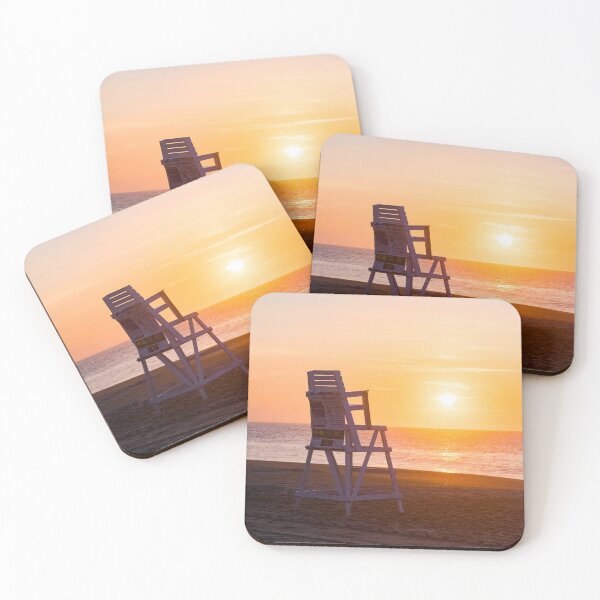 Item preview, Beach Lifeguard Chair at Sunrise 1 designed and sold by Hailey-Designs.