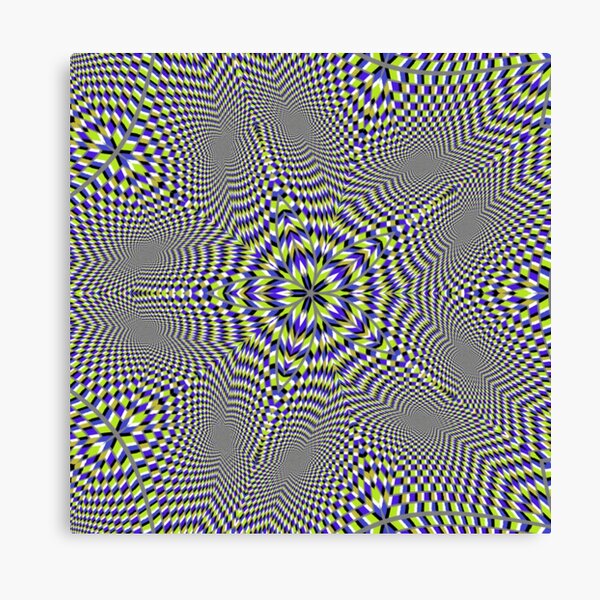 Optical #Art: Moving #Pattern #Illusion - #OpArt  Canvas Print