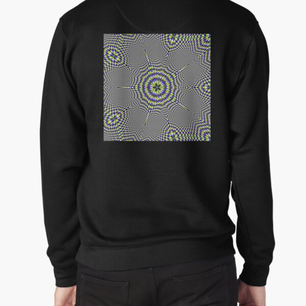Optical #Art: Moving #Pattern #Illusion - #OpArt  Pullover Sweatshirt