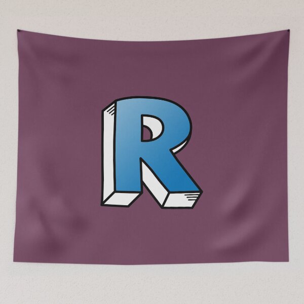 Item preview, The Letter R - Blue designed and sold by FinlayMcNevin.