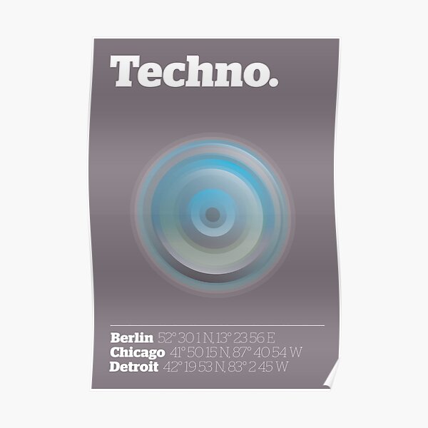 Techno Poster