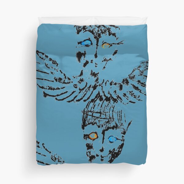 Abstract Angels Duvet Cover