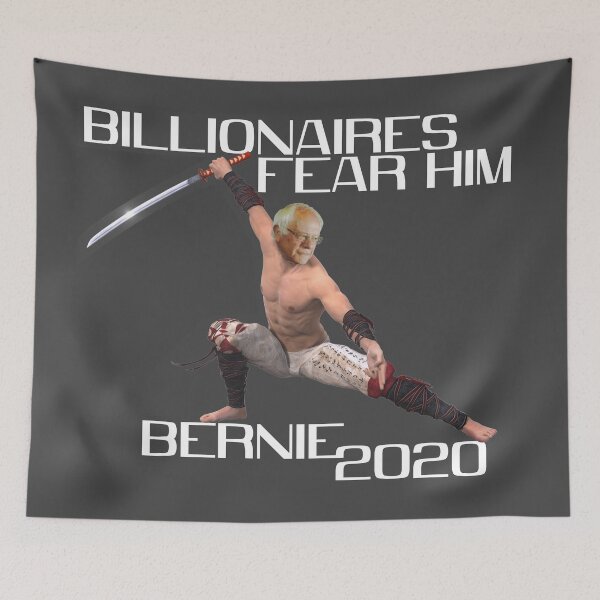 Item preview, Billionaires Fear Him Bernie 2020 Political Humor  designed and sold by CharJens.