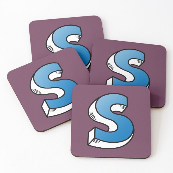 Item preview, The Letter S - Blue designed and sold by FinlayMcNevin.