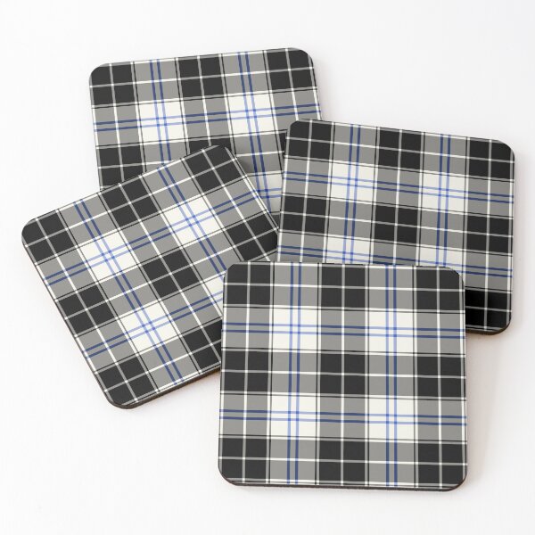 Item preview, Clan Forbes Dress Tartan Black and White Scottish Plaid designed and sold by plaidwerx.