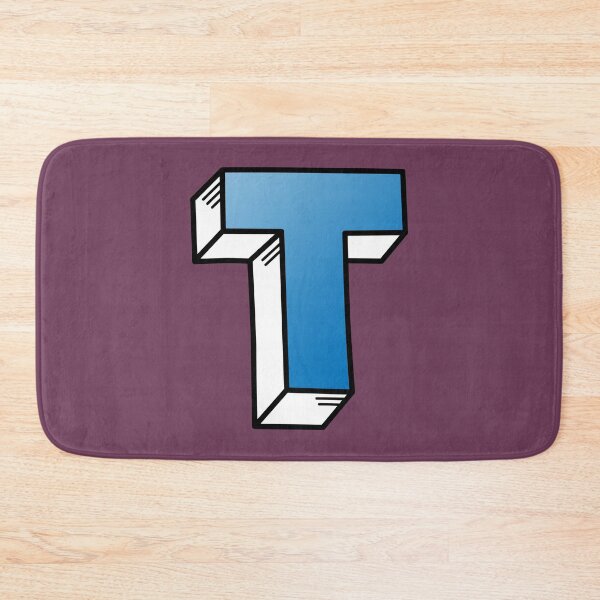 Item preview, The Letter T - Blue designed and sold by FinlayMcNevin.