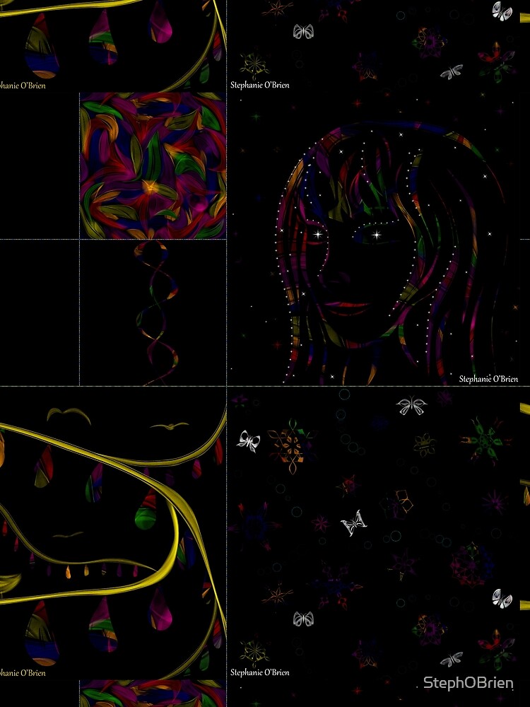 Thumbnail 5 of 5, Graphic T-Shirt, Subtracting Night from Rainbows, full collection designed and sold by StephOBrien.