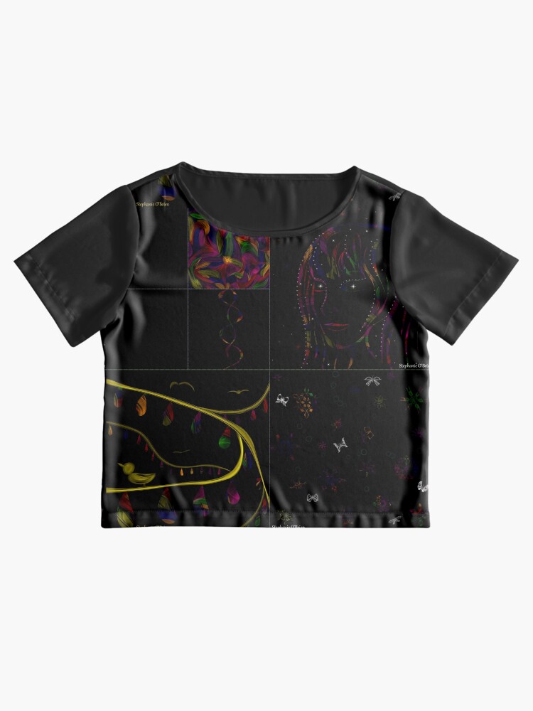 Thumbnail 2 of 6, Chiffon Top, Subtracting Night from Rainbows, full collection designed and sold by StephOBrien.