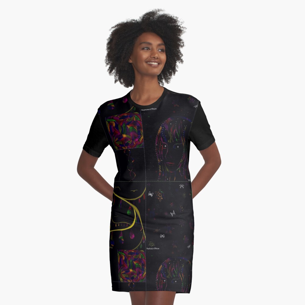 Item preview, Graphic T-Shirt Dress designed and sold by StephOBrien.