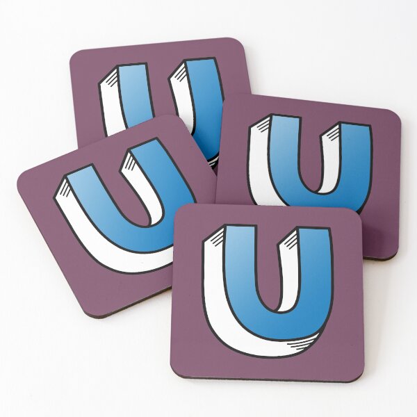 Item preview, The Letter U - Blue designed and sold by FinlayMcNevin.