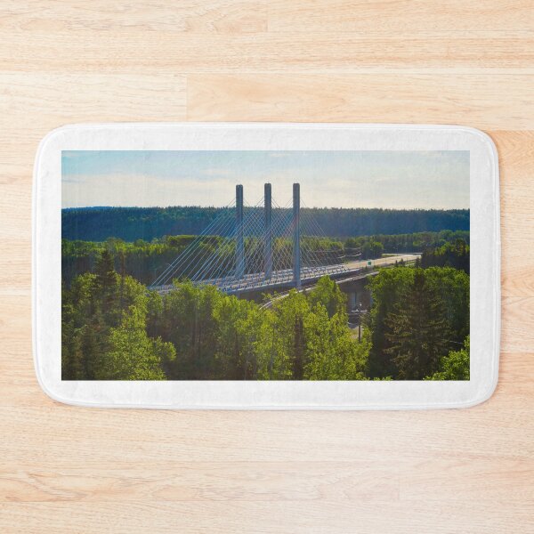 Item preview, Visit Canada - Nipigon Suspension Bridge designed and sold by colorfulbundles.