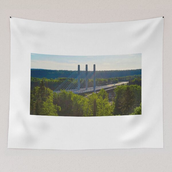 Item preview, Visit Canada - Nipigon Suspension Bridge designed and sold by colorfulbundles.