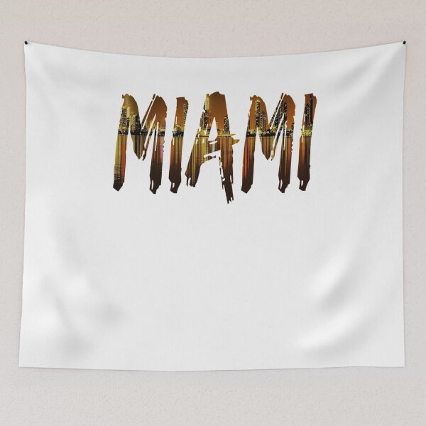 Item preview, Miami Skyline at Night  Photograph Design designed and sold by Goldmedaldesign.
