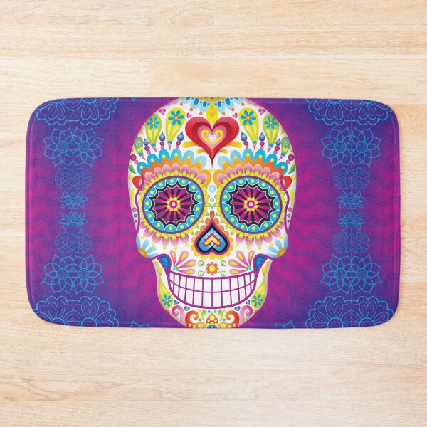 Item preview, Psychedelic Sugar Skull Day of the Dead Art designed and sold by Thaneeya McArdle.