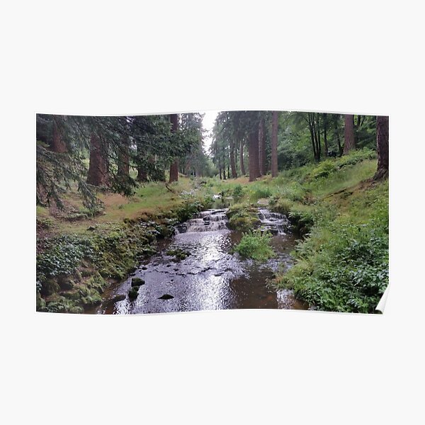 Cragside Pump House Stream Poster