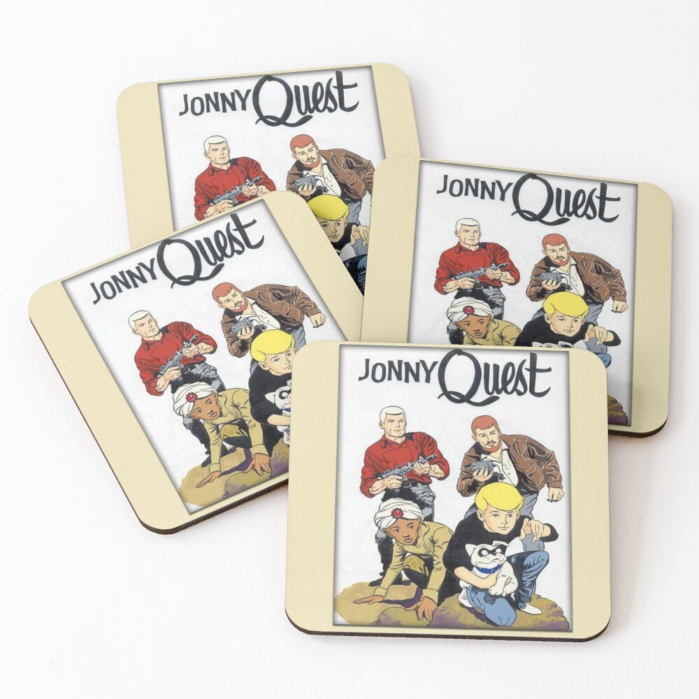 "Jonny Quest 1964" Coasters (Set of 4) for Sale by AmericanPoison