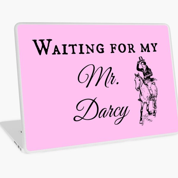 Jane Austen Pride & Prejudice Book Gift Mr. Darcy Laptop Skin