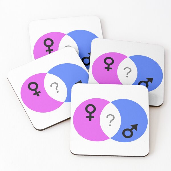 Item preview, genders - venn diagram (simple) designed and sold by GDB.