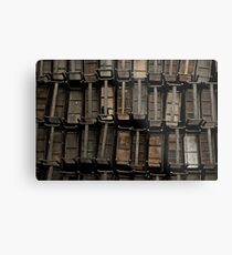 wooden desks Metal Print