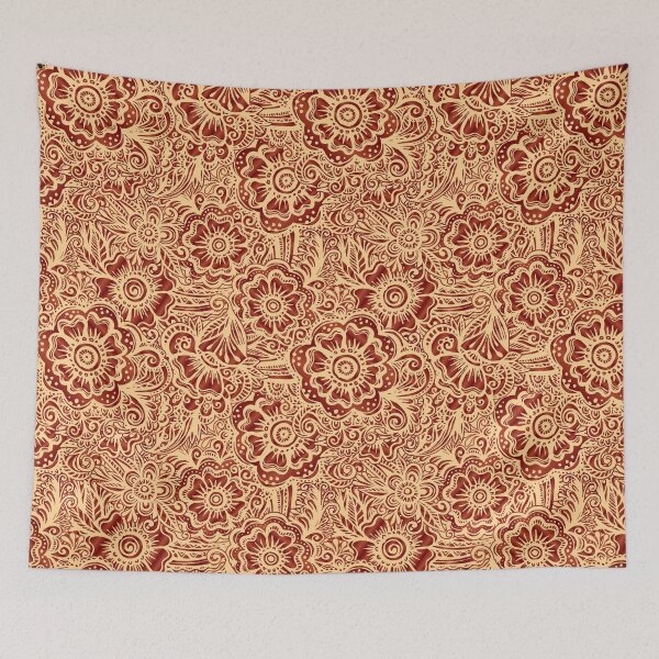 Item preview, Ethnic henna style pattern designed and sold by 1enchik.