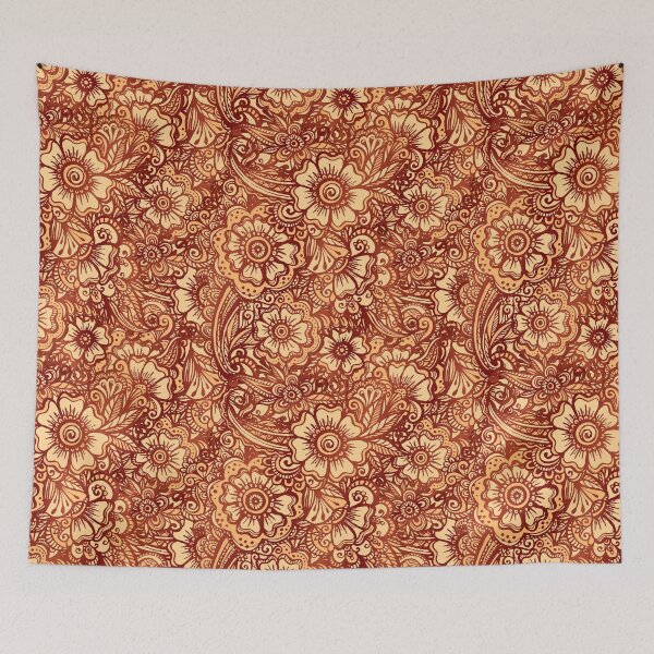 Item preview, Ethnic henna style pattern designed and sold by 1enchik.